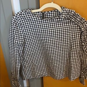 Gingham blouse